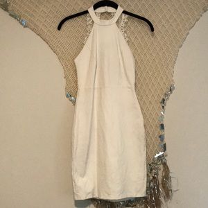 Lulu’s white halter dress